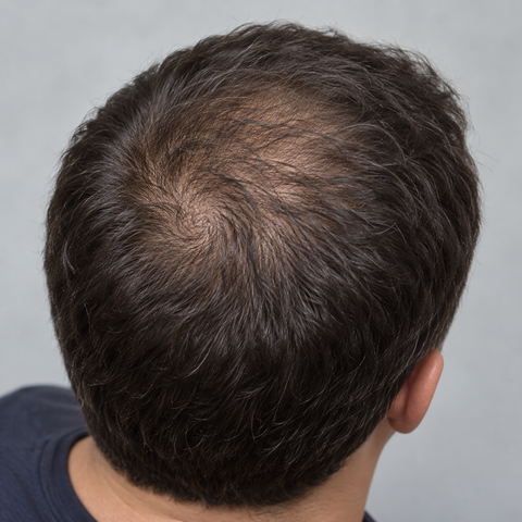 Cheveux clairsemés homme Marseille
