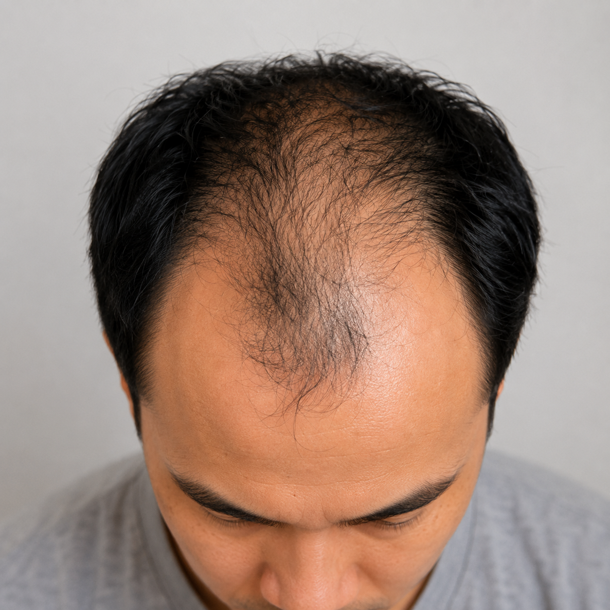 Cheveux clairsemés homme Marseille